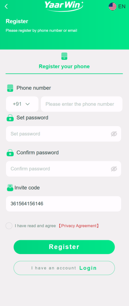 How to Register on Yaar Win Club